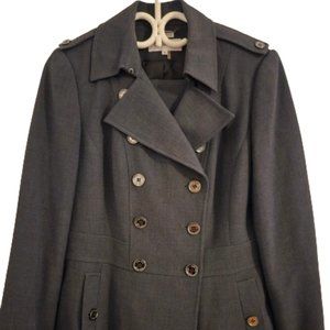 Calvin Klein 2PC Blazer & Pant Set Charcoal Grey SZ: 10